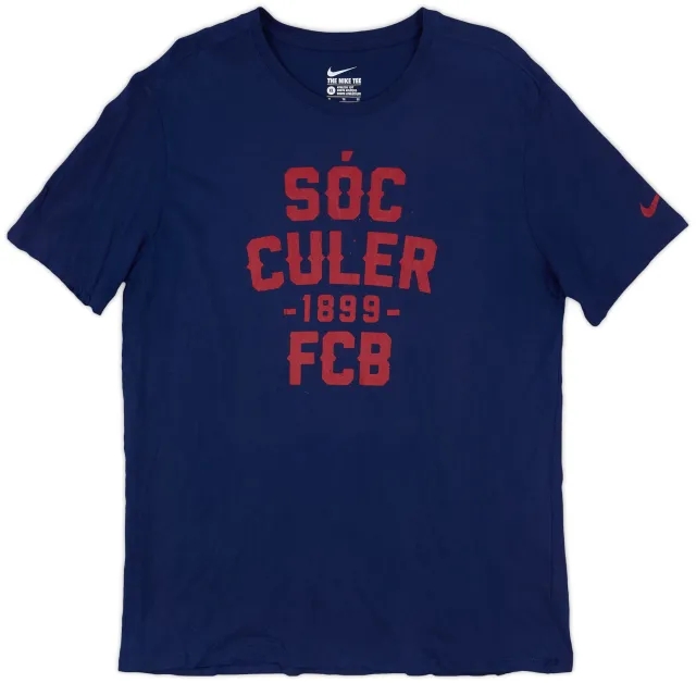 2015-16 Barcelona Nike Cotton Tee - 8/10 - (XL)