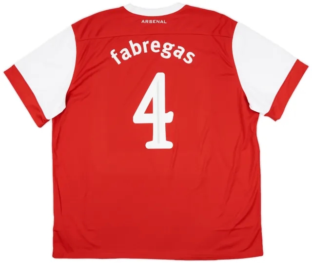 2010-11 Arsenal Home Shirt Fabregas #4 (3XL)