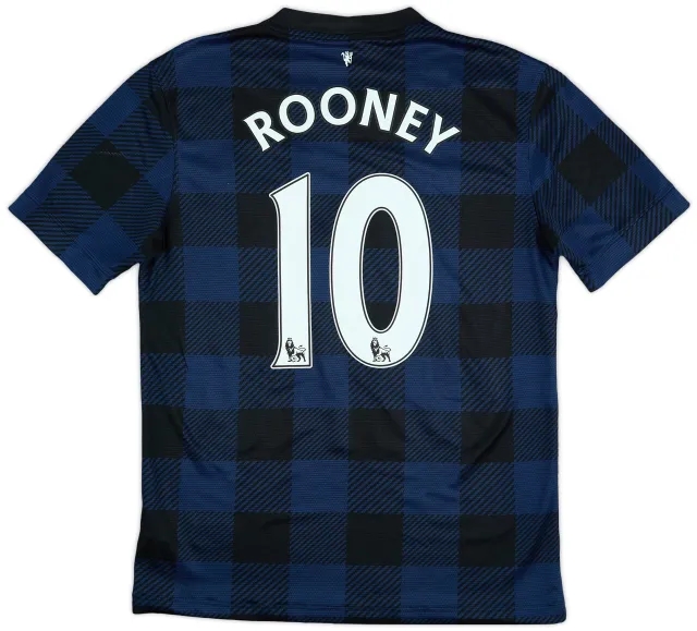 2013-14 Manchester United Away Shirt Rooney #10 - 7/10 - (M)