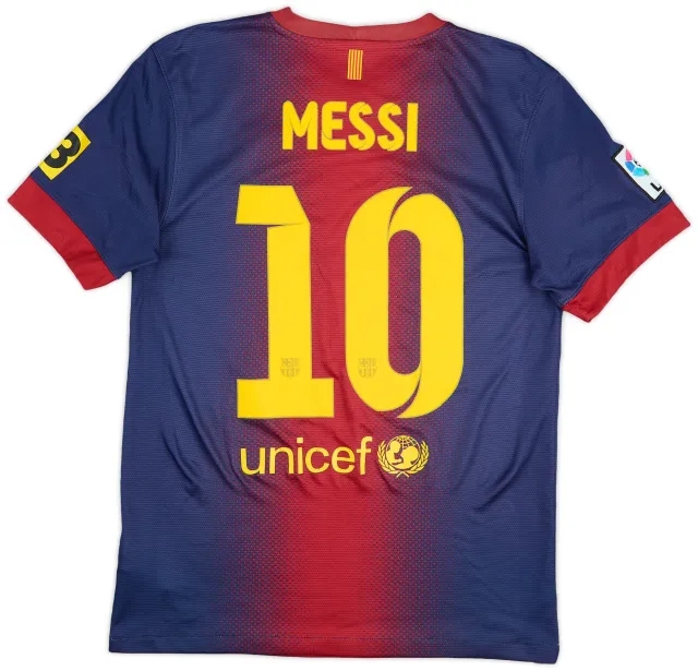 2012-13 Barcelona Home Shirt Messi #10 - 7/10 - (S)