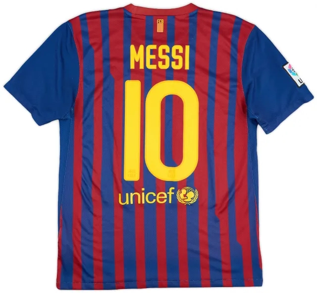 2011-12 Barcelona Home Shirt Messi #10 - 7/10 - (M)