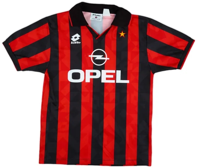 1994-95 AC Milan Home Shirt - 7/10 - (M)