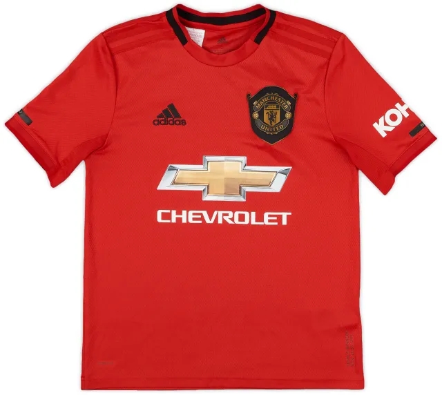 2019-20 Manchester United Home Shirt - 9/10 - (L.Boys)