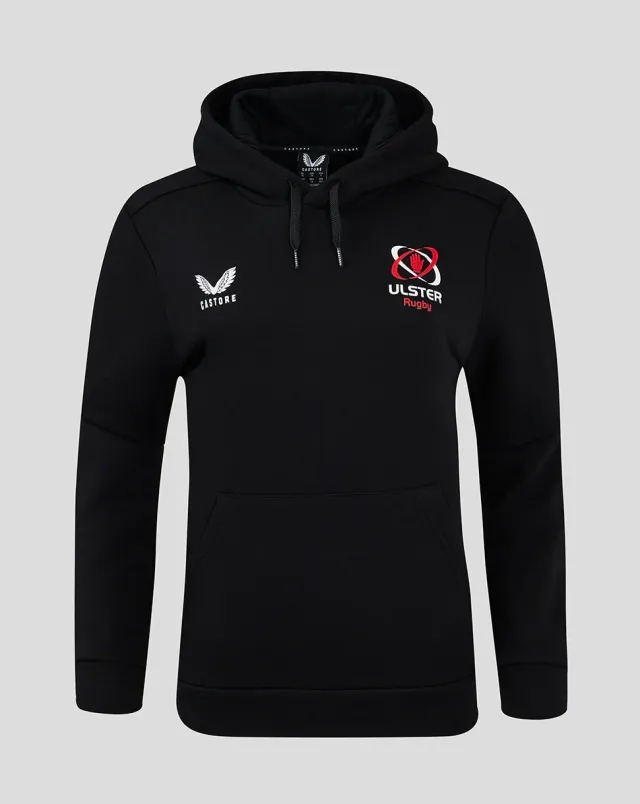 Castore Ulster Womens 24/25 Cotton Rich Brushed Back Hoody - Caviar