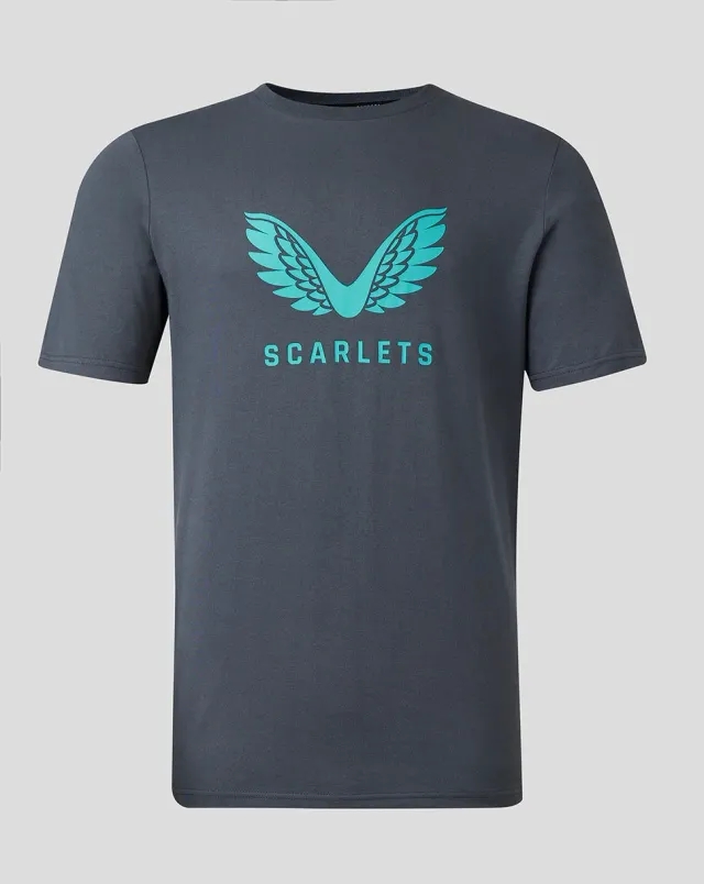 Castore Scarlets Junior 23/24 Cotton Logo T-shirt