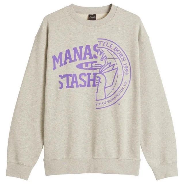 Manastash Men's Citee Collegiate Sweatshirt Oxford