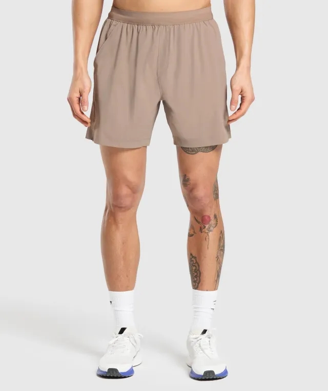  Studio 6" Shorts - Lifestyle Brown