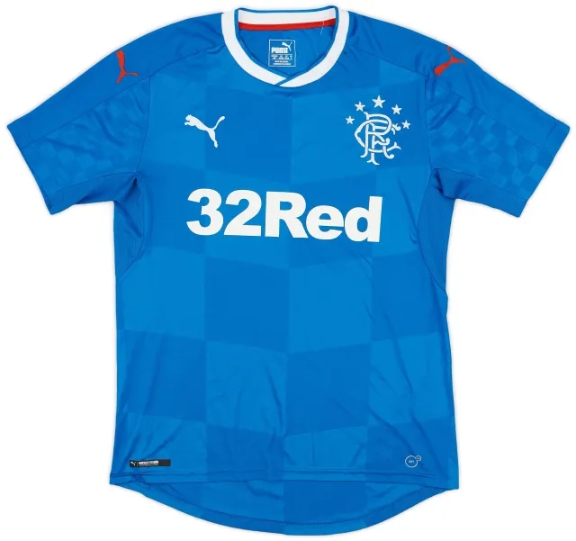 2016-18 Rangers Home Shirt  - 8/10 - (S)