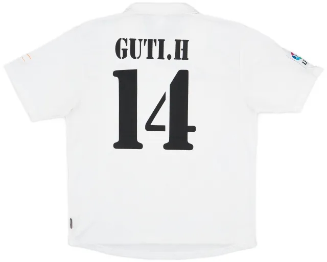 2001 Real Madrid Home Shirt J.M.Guti #14 - 6/10 - (XL)