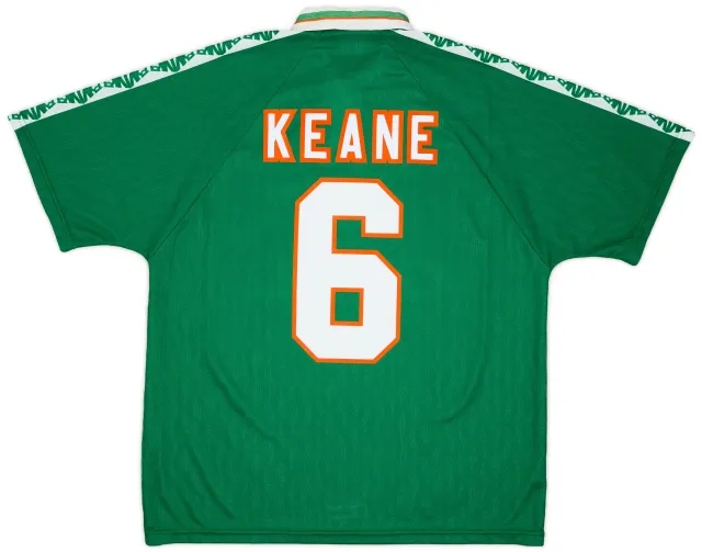 1996-98 Ireland Home Shirt Keane #6 - 9/10 - (XL)