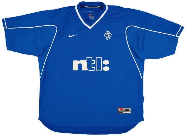 1999-01 Rangers Home Shirt - 7/10 - (XXL)
