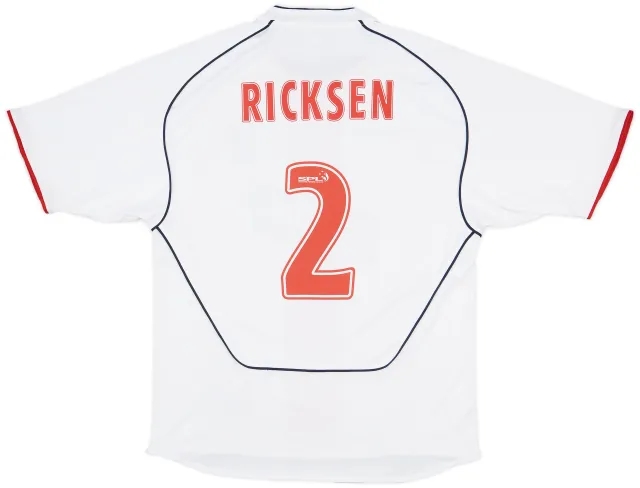 2005-06 Rangers Away Shirt Ricksen #2 - 10/10 - (L)