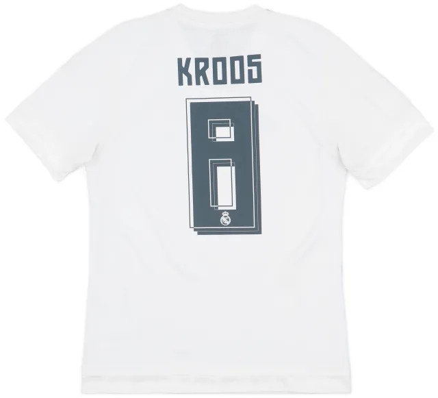 2015-16 Real Madrid Home Shirt Kroos #8 - 5/10 - (M)