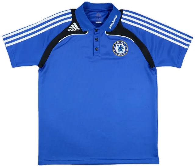 2008-09 Chelsea adidas Polo Shirt - 8/10 - (M/L)
