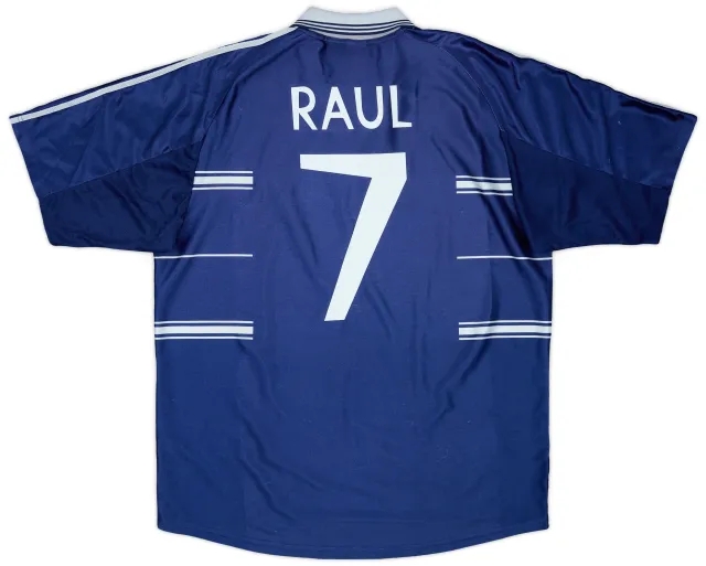 1998-99 Real Madrid Away Shirt Raul #7 - 7/10 - (XL)