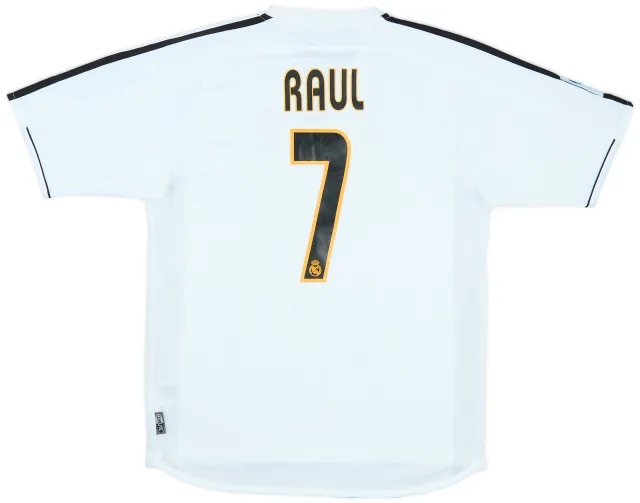 2003-04 Real Madrid Home Shirt Raul #7 - 7/10 - (S)
