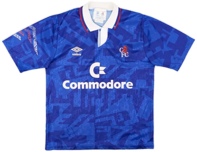 1991-93 Chelsea Home Shirt - 8/10 - (S)