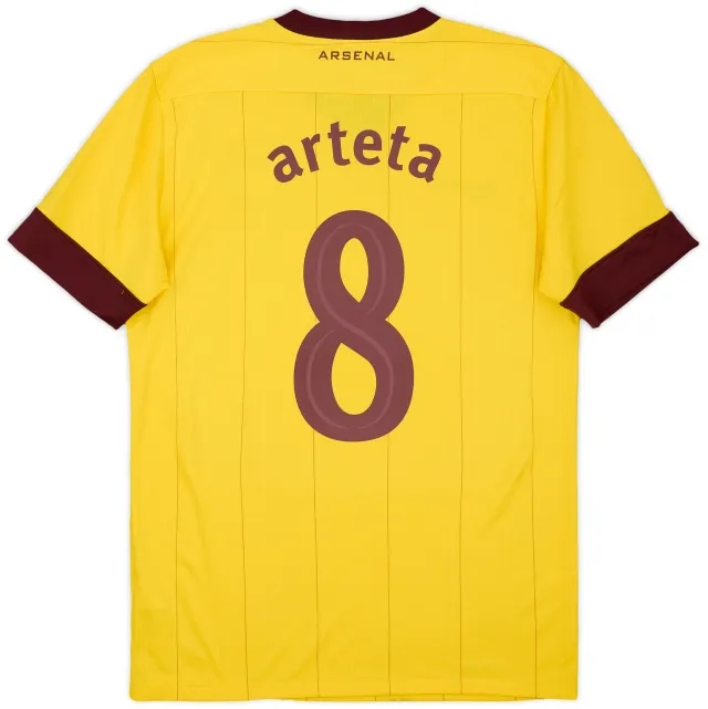 2010-13 Arsenal Away Shirt Arteta #8 - 8/10 - (S)