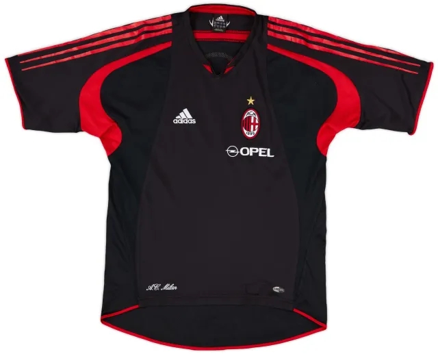 2004-05 AC Milan adidas Training Shirt - 9/10 - (M)