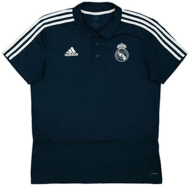 2018-19 Real Madrid adidas Polo Shirt - 8/10 - (L)