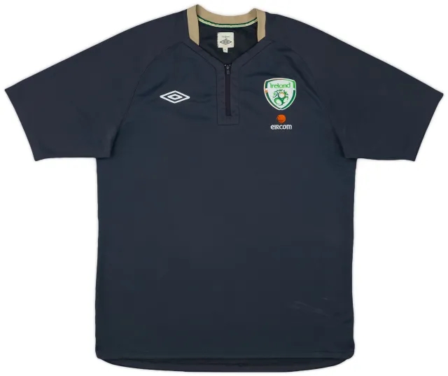 2010-12 Ireland Umbro 1/4 Zip Training Top - 7/10 - (XL)