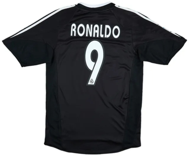 2004-05 Real Madrid Away Shirt Ronaldo #9 - 10/10 - (S)