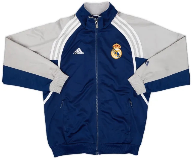 2001-02 Real Madrid adidas Track Jacket - 8/10 - (M.Boys)