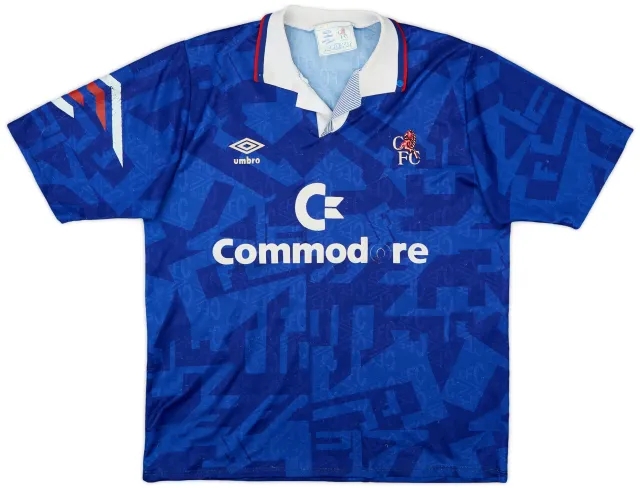 1991-93 Chelsea Home Shirt - 4/10 - (L)