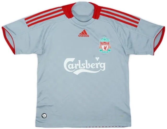 2008-09 Liverpool Away Shirt - 7/10 - (L.Boys)
