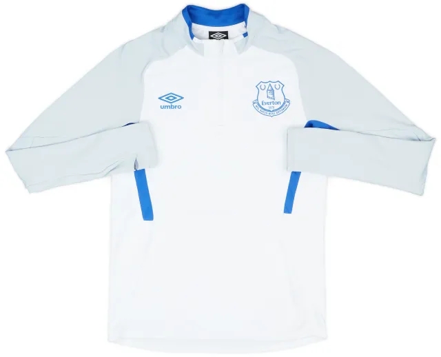 2019-20 Everton Umbro 1/4 Zip Drill Top - 10/10 - (L)