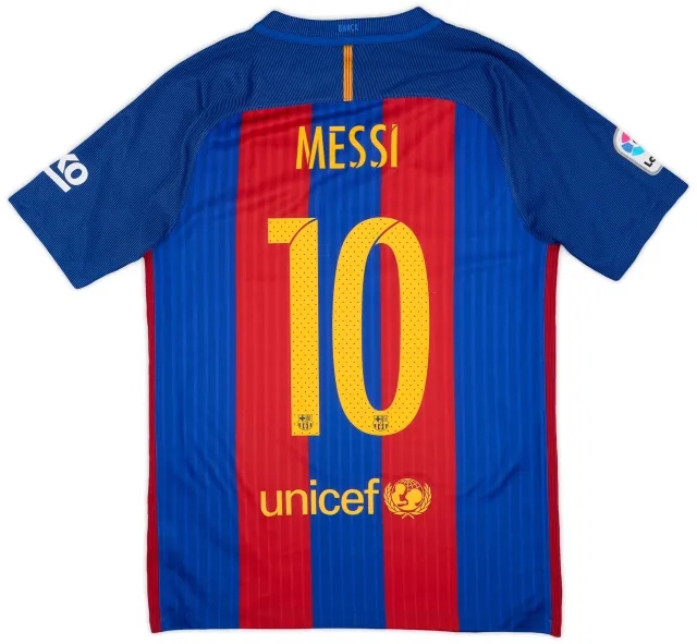 2016-17 Barcelona Home Shirt Messi #10 - 10/10 - (S)