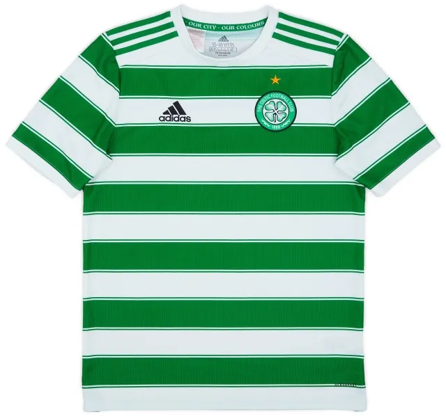 2021-22 Celtic Home Shirt - 10/10 - (XL.Boys)