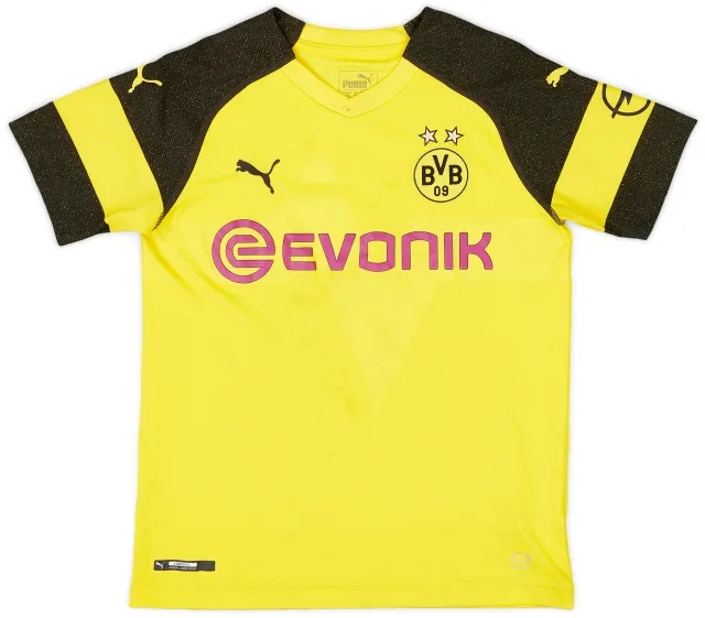 2018-19 Borussia Dortmund Home Shirt - 4/10 - (M.Boys)