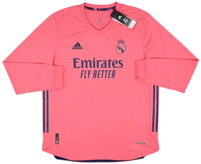 2020-21 Real Madrid Authentic Away L/S Shirt (XL)