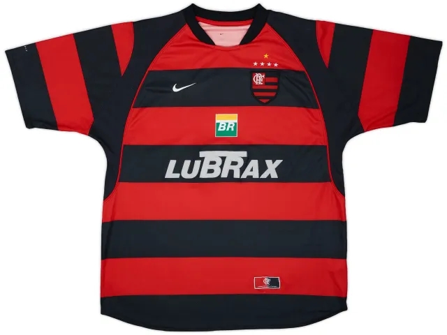 2002-04 Flamengo Home Shirt #10 - 8/10 - (XL)
