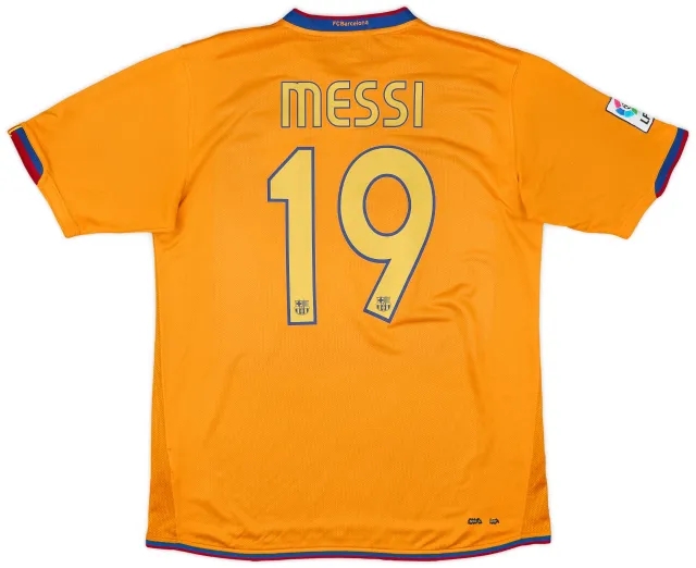 2006-08 Barcelona Away Shirt Messi #19 - 8/10 - (L)