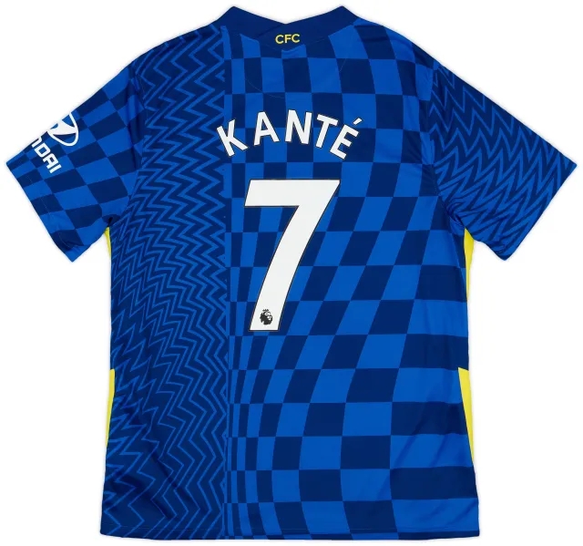 2021-22 Chelsea Home Shirt Kante #7 - 9/10 - (XL)