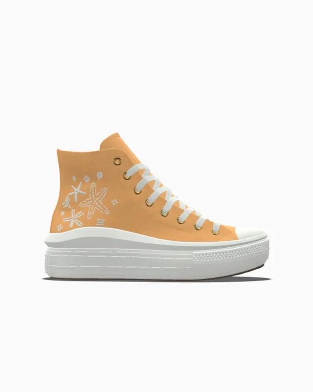 Converse Custom Chuck Taylor All Star Move Platform By You - Black