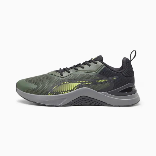PUMA Infusion Training Shoes, Myrtle/Black/Yellow Burst, size 10