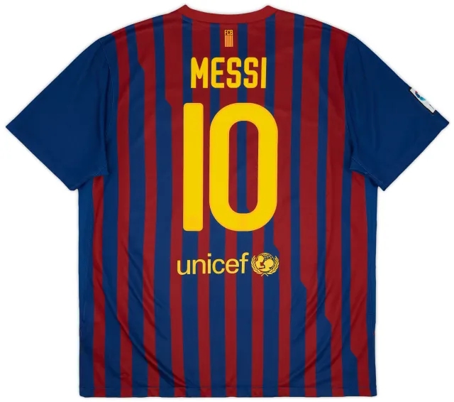 2011-12 Barcelona Home Shirt Messi #10 - 6/10 - (XL)