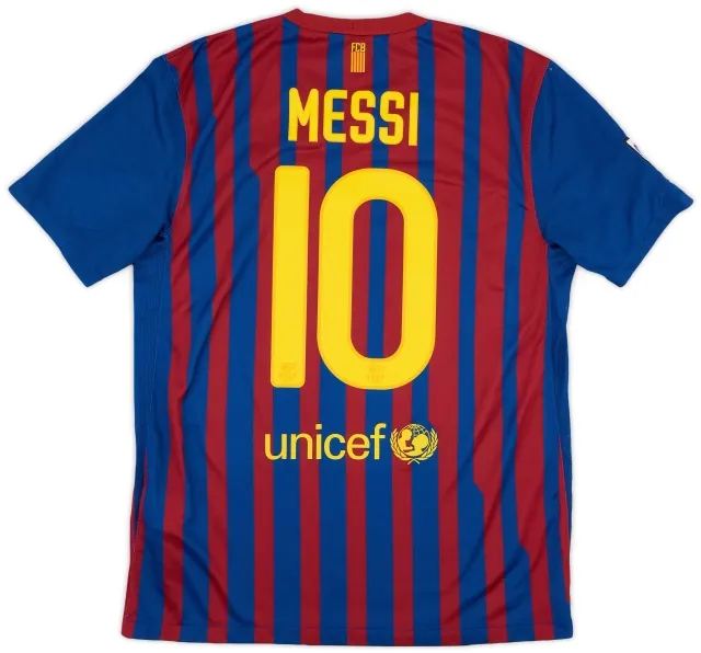 2011-12 Barcelona Home Shirt Messi #10 - 5/10 - (M)