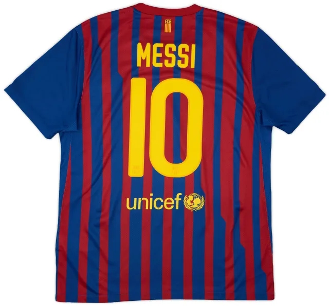 2011-12 Barcelona Home Shirt Messi #10 - 6/10 - (L)