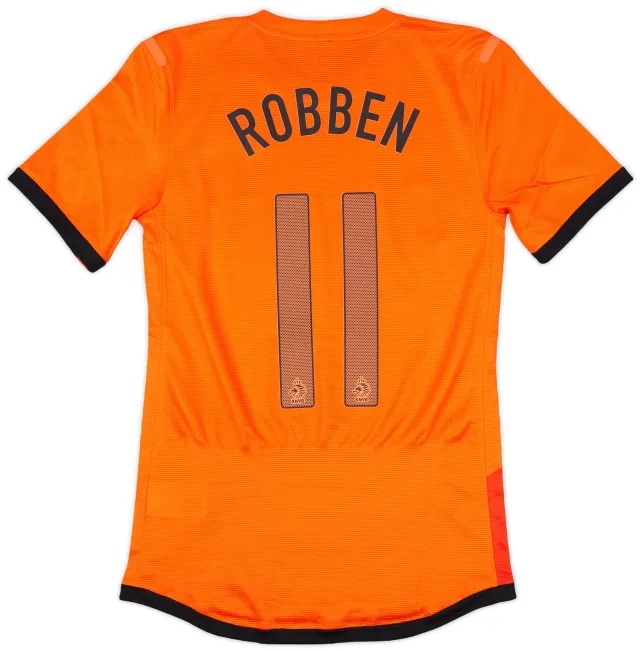 2012-13 Netherlands Player Issue Home Shirt Robben #11 (S)