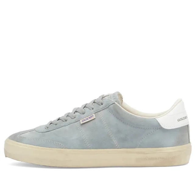 Golden Goose Men's Soul-Star Leather Sneaker Grey/White