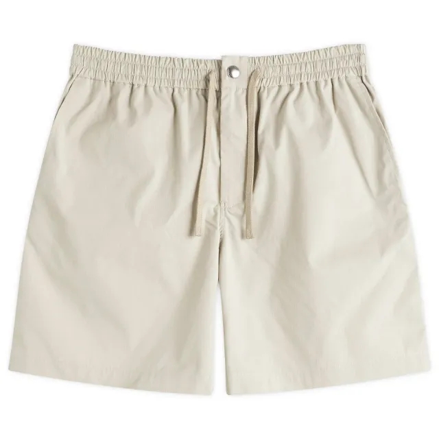 Maison Kitsune Handwriting Ripstop Shorts Truffle