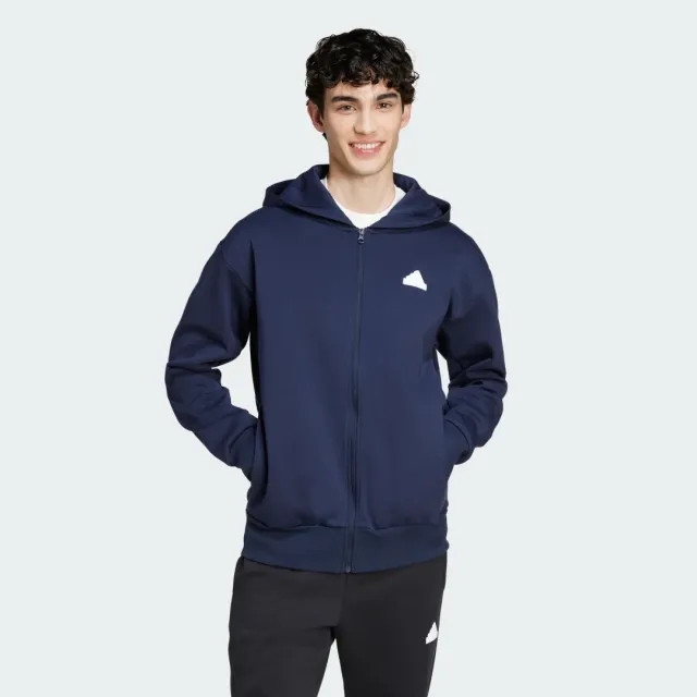 adidas Future Icons Doubleknit Full-Zip Hoodie