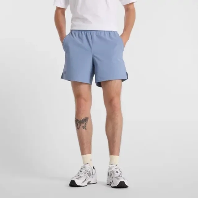 New Balance Men's Tournament Seersucker Short in Blue Polywoven