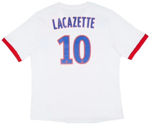 2012-13 Lyon Home Shirt Lacazette #10 - 6/10 - (XXL)