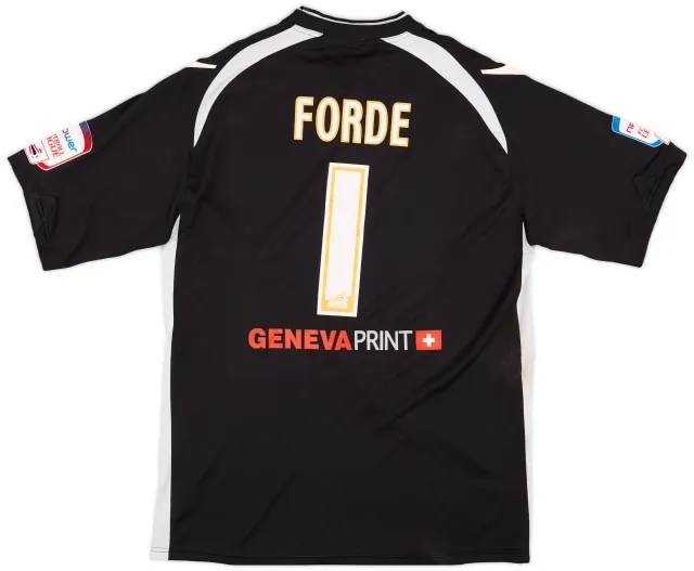 2010-11 Millwall Match Issue GK Shirt Forde #1