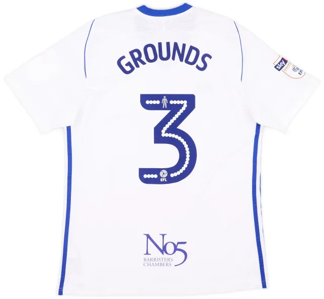 2017-18 Birmingham Match Issue Away Shirt Grounds #3